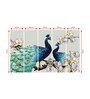 Peacock Multicolour MDF (Set of 5) Art Panels
