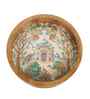 Peacock Palace Round Tray   Mughal-Inspired Art- Large (1 Piece)