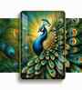 Peacock Radiance MDF Wood Acrylic Wall Art
