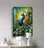 Peacock Radiance MDF Wood Acrylic Wall Art