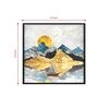 Mountain Scenary Multicolour Canvas Framed Wall Painting