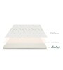 Pearl 100% Natural Latex 6 inch Latex Single Mattress (with 2 Free Pillows)