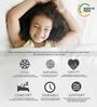 Pearl 100% Natural Latex 6 inch Latex Single Mattress (with 2 Free Pillows)