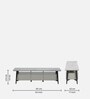Pearl Ceramic Top TV Console in Grey Colour
