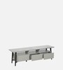 Pearl Ceramic Top TV Console in Grey Colour