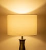 Pearl Ivory Cotton Cylindrical Lampshade