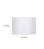 Pearl Ivory Cotton Cylindrical Lampshade