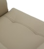 Pearl Leatherette 1 Seater Sofa In Beige Colour