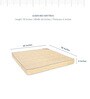 Pearl Queen Bed Reversible Bonnell Spring Mattress 78x66x6 Inch