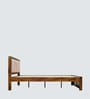 Pearl Sheesham Wood King Bed in Brown Finish