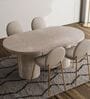 Pearlescent Mirage Premium Handmade Bone Inlay 4 Seater Dining Table