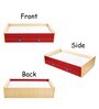 Pearth Kids Bed in Red Colour with Drawer Storage