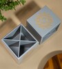 Grey Premium MDF Spoon Stand with Mandala Art