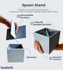 Grey Premium MDF Spoon Stand with Mandala Art