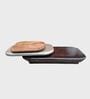 Pebble Rotating 3-Tier Centre Table In Teak Finish