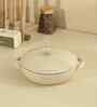 Pebble White Wooden Casserole
