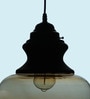 Pecos Gold Glass Single Hanging Light