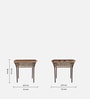 Pediment Sheesham Wood Coffee Table in Natural Finish Pediment Sheesham Wood Coffee Table in Natural Finish