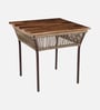 Pediment Sheesham Wood Coffee Table in Natural Finish Pediment Sheesham Wood Coffee Table in Natural Finish