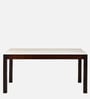 Pedro Marble Top 6 Seater Dining Set In Beige Colour