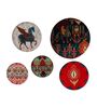 Pegasus Meena Wall Plates Set of 5