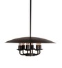 Pelican 6 Lt Black Chandelier