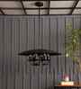 Pelican 6 Lt Black Chandelier