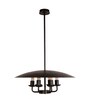 Pelican 6 Lt Black Chandelier