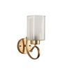 Pellucid cilindro Gold Metal Wall Sconces