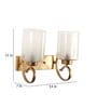 Pellucid Cilindro Gold Metal Wall Sconces