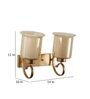 Pellucid Cilindro Gold Metal Wall Sconces