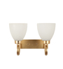 Pellucid Gold Metal Wall Sconces