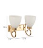 Pellucid Gold Metal Wall Sconces
