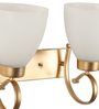 Pellucid Gold Metal Wall Sconces