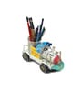 (1Pc) Multicolor Metal Train-Shaped Pen & Pencil Holder