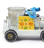 (1Pc) Multicolor Metal Train-Shaped Pen & Pencil Holder
