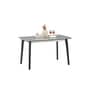 Penang Malaysian Stone Top 4 Seater Dining Table In Grey Finish