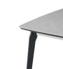 Penang Malaysian Stone Top 4 Seater Dining Table In Grey Finish