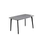 Penang Malaysian Stone Top 4 Seater Dining Table In Grey Finish