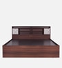 Penang Queen Size Bed In Black Walnut Color
