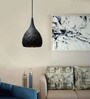 Pendant Black (E- 27/ 12 Watt) Aluminium Dome Hanging Light