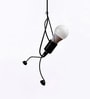 Pendant Black (E- 27/ 12 Watt) Metal Novelty Hanging Light