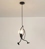 Pendant Black (E- 27/ 12 Watt) Metal Novelty Hanging Light