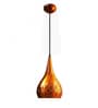 Pendant Brown & Brown (E- 27/ 12 Watt) Aluminium Dome Hanging Light