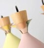 Pendant Lamp Shade for Kitchen Island, Color Metal Minimal Pot Pendant Light Shades, Nordic Style for Bedroom, Living Room, Macaron, Pink