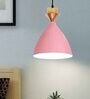 Pendant Lamp Shade for Kitchen Island, Color Metal Minimal Pot Pendant Light Shades, Nordic Style for Bedroom, Living Room, Macaron, Pink