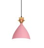 Pendant Lamp Shade for Kitchen Island, Color Metal Minimal Pot Pendant Light Shades, Nordic Style for Bedroom, Living Room, Macaron, Pink