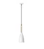Pendant Lamp Shade for Kitchen Island, Color Metal Minimal Pot Pendant Light Shades, Nordic Wood Bedroom, Living Room, Bottle Guard, White