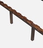 Pendleton Sheesham Wood Queen Size Bed In Cimmerian Walnut Finish