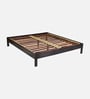 Pendleton Sheesham Wood Queen Size Bed In Cimmerian Walnut Finish